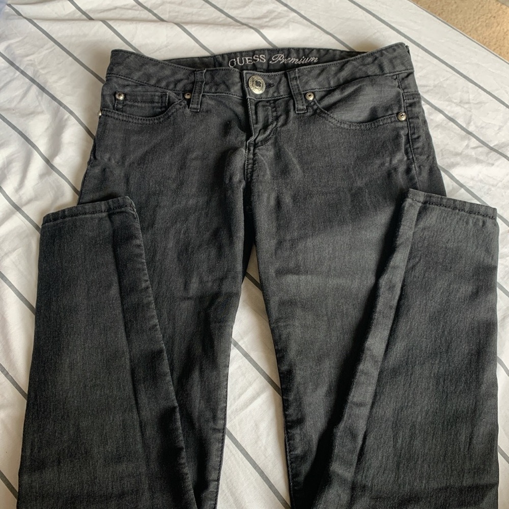 Vintage guess black skinny jeans